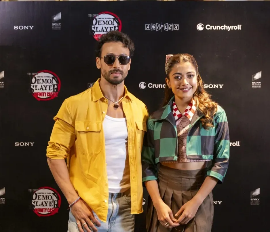 Rashmika Mandanna and Tiger Shroff