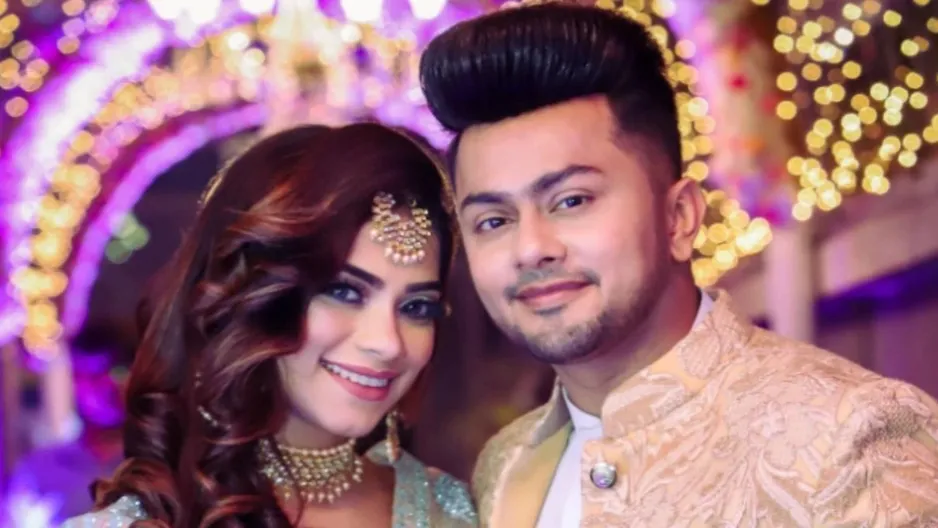 Nagma Mirajkar and Awez Darbar