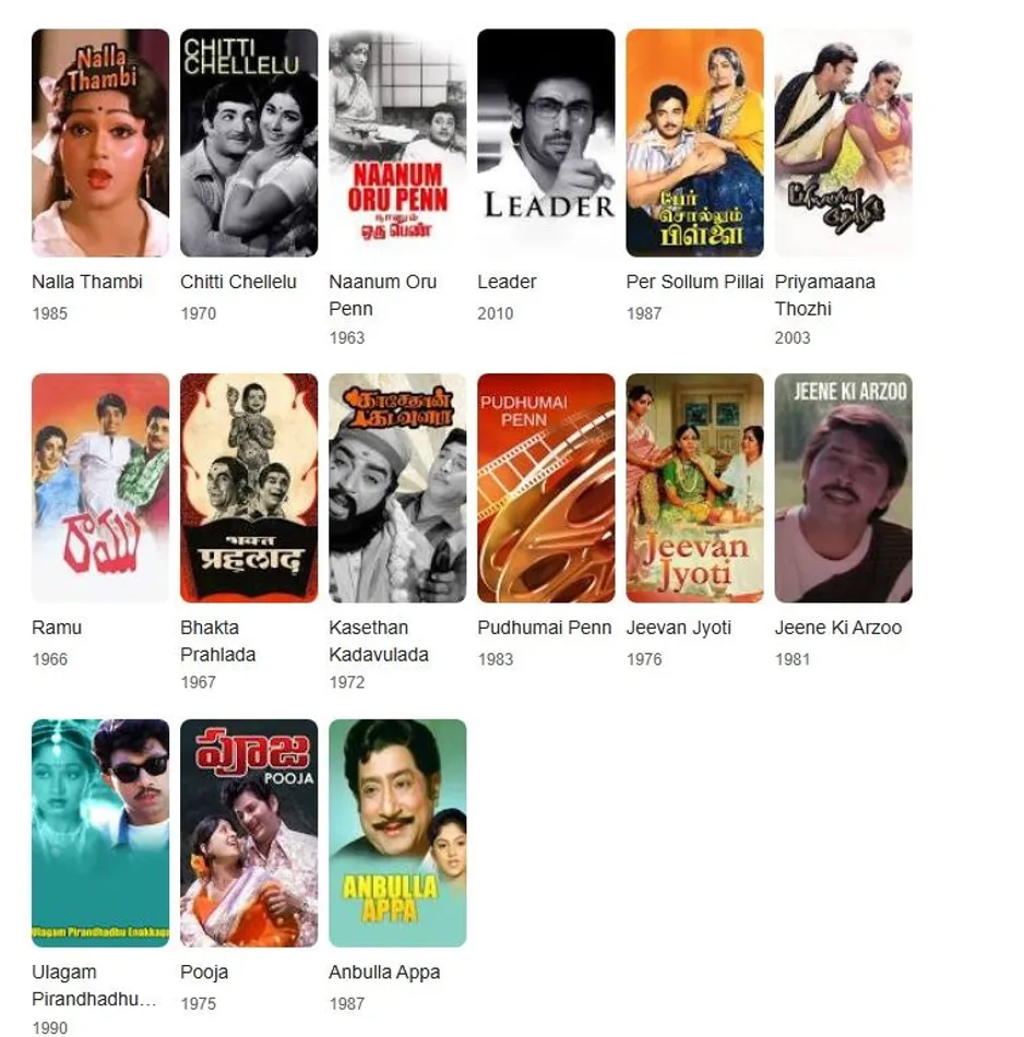 avm saravanan movies