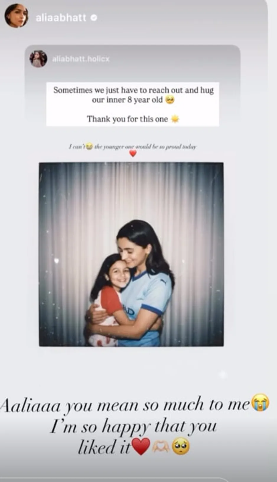 Alia Bhatt reacts to Gemini's AI edit 