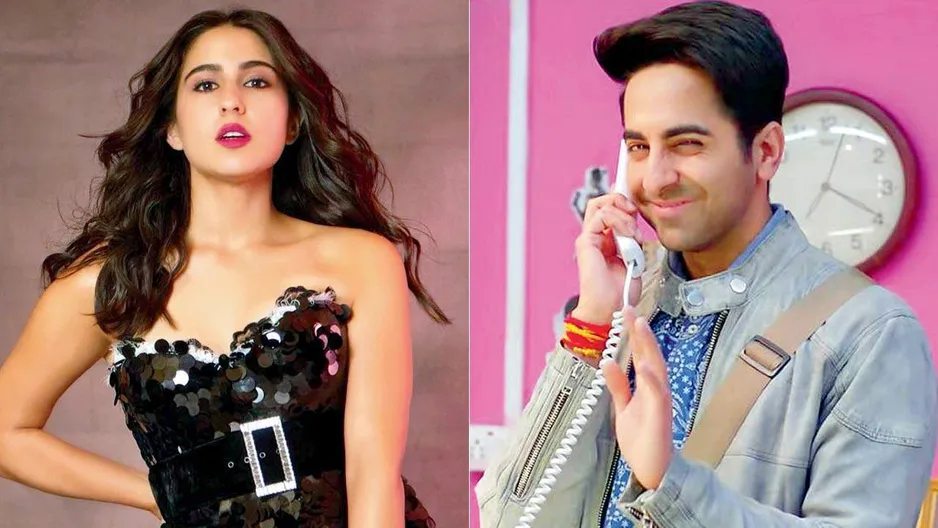  Ayushmann Khurrana and Sara Ali Khan