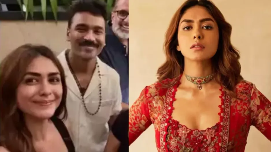 dhanush and mrunal thakur