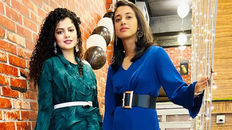 Singer Palak Muchhal Smriti Mandhana 