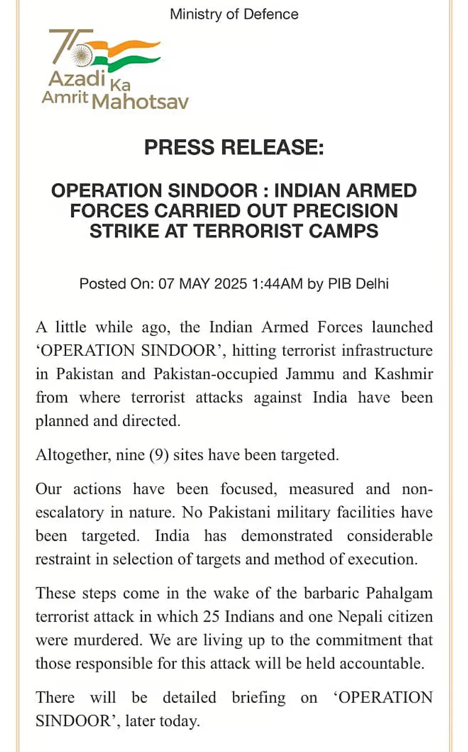 Operation Sindoor