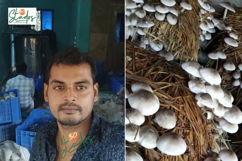 Tapan Kumar Dalie's Jajpur unit produces 50kg of mushrooms and 2,000 kg of spawns daily