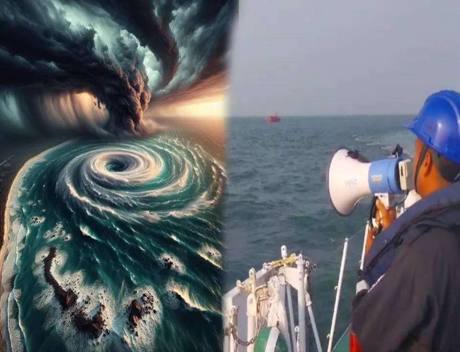 মৎস্যজীবীদের জন্য সুরক্ষা বার্তা: ঘূর্ণিঝড় 'ডানা' নিয়ে আইসিজেএসের মাইকিং