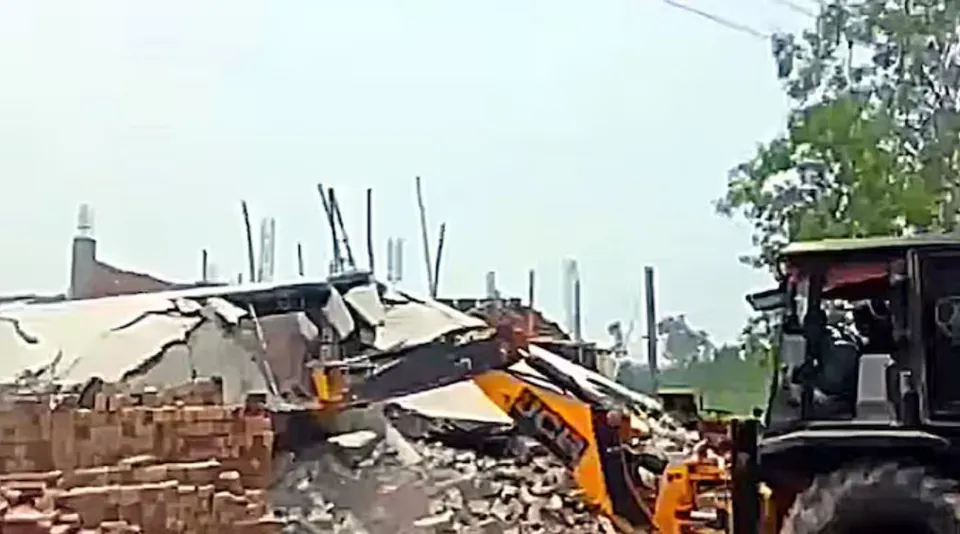 Mosque demolished