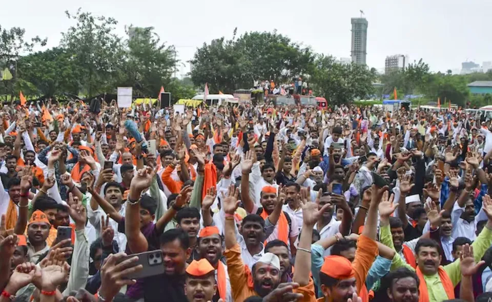 protest in Mumbai