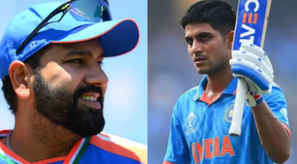 ubhaman gill and rohit sharma