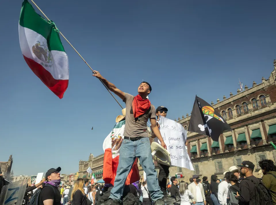 mexico city gen z protest