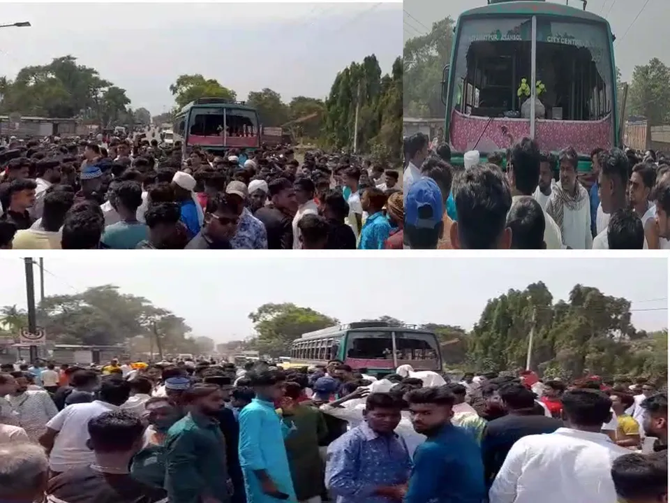 বাসের ধাক্কায় মৃত্যু