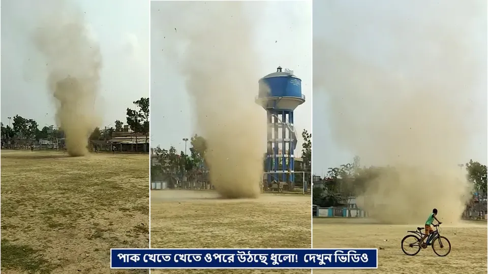 Dust storm in Haldia