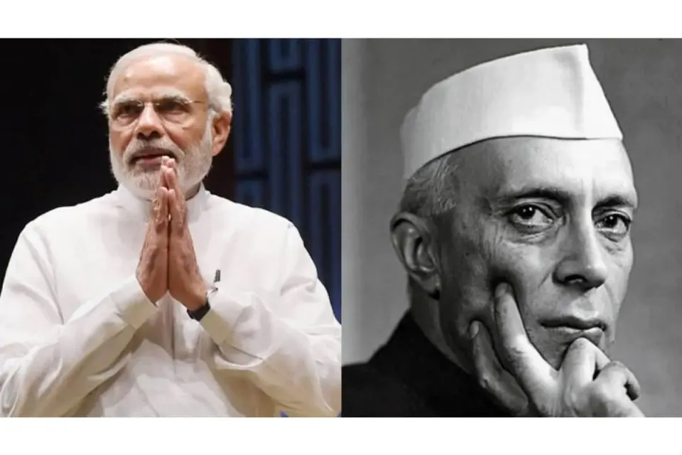 nehru modi