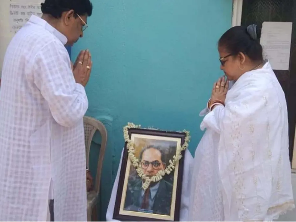  ডঃ বি আর আম্বেদকরের জন্ম দিবসে শ্রদ্ধার্ঘ্য