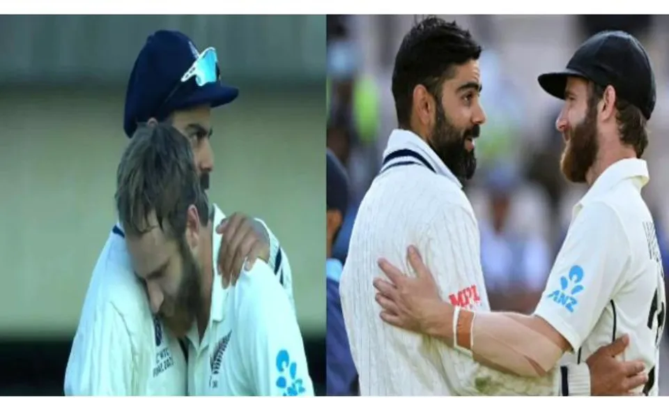 WTC জেতার পর কোহিলি -র কাঁধে মাথা রাখে উইলিয়ামসন