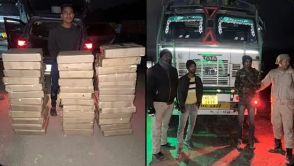 আসামে ৩৫০ বস্তা বার্মিজ সুপারি বাজেয়াপ্ত, আটক ৩
