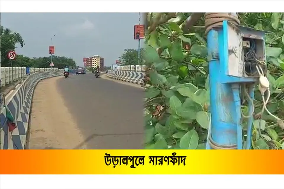 উড়ালপুলে মারণফাঁদ