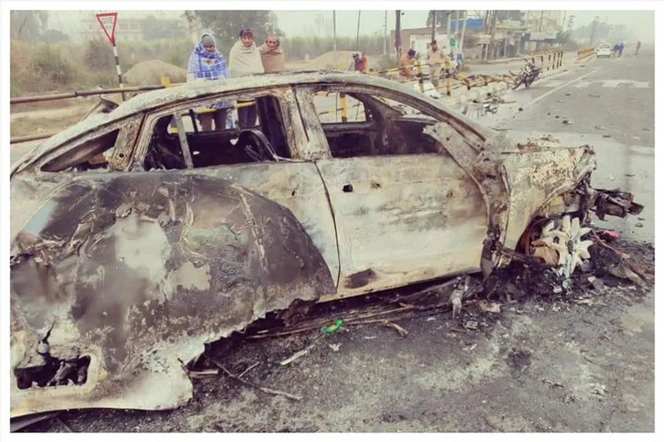 ক্যামেরায় ধরা পড়েছে পন্থের গাড়ি দুর্ঘটনার মুহূর্ত! দেখুন ভিডিও