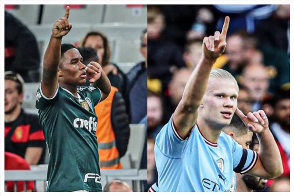 হালান্ডকে নকল করলেন এন্ড্রিক