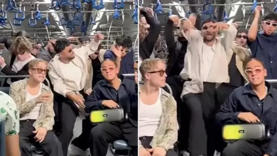 একি অবস্থা! ট্রেনে নাচ দেখাচ্ছেন ভাইরাল ডান্স টিম