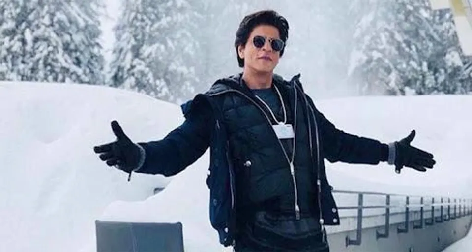 লম্বা চুলে শুটিং লোকেশনে কিং খান