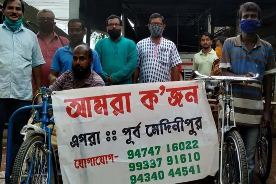 অসহায় মানুষের পাশে এগরা 'আমরা কজন'