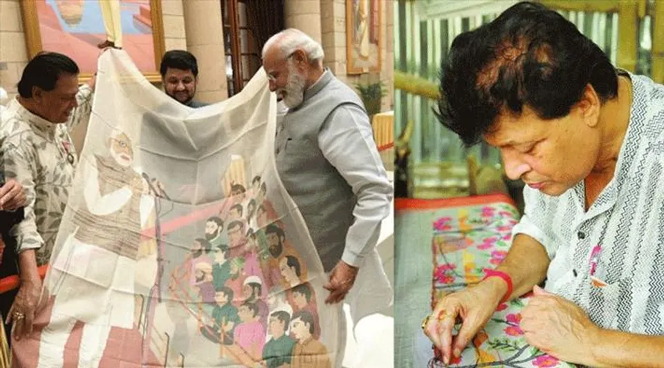 শান্তিপুরের পদ্মশ্রী প্রাপকের উপহারে আপ্লুত প্রধানমন্ত্রী