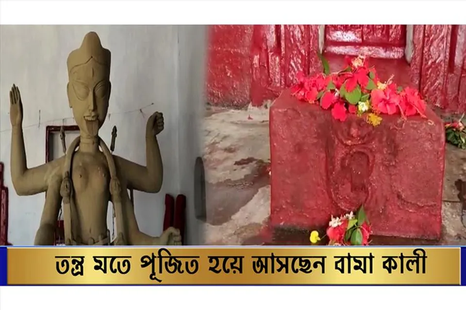 তন্ত্র মতে পূজিত হয়ে আসছেন বামা কালী
