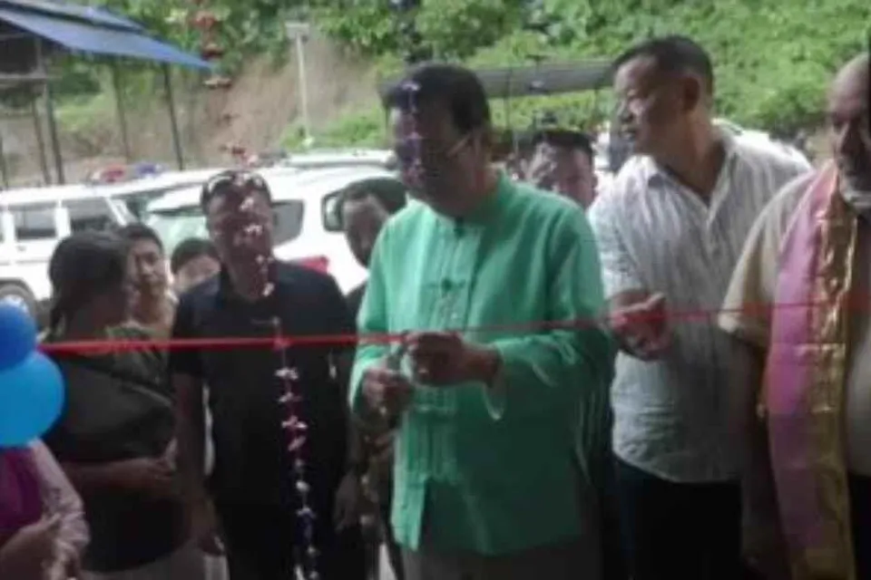 শ্মশান উদ্বোধন করলেন অরুণাচল প্রদেশের উপ-মুখ্যমন্ত্রী