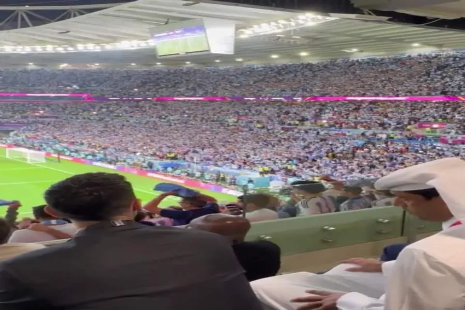 গোটা স্টেডিয়াম জুড়ে এক সুরে গান আর্জেন্টিনার ভক্তদের, দেখুন সেই অসাধারণ ভিডিও