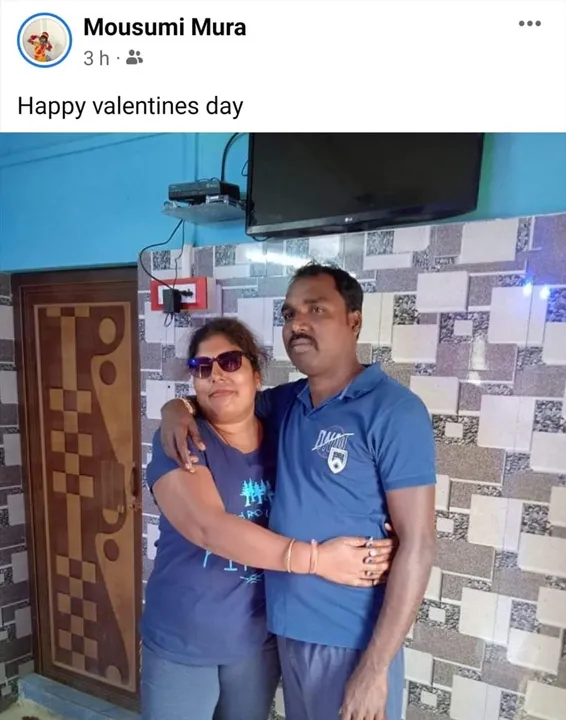 ভ্যালেন্টাইন্স ডে-তে স্পেশাল ছবি শেয়ার পঞ্চায়েত সভাপতির