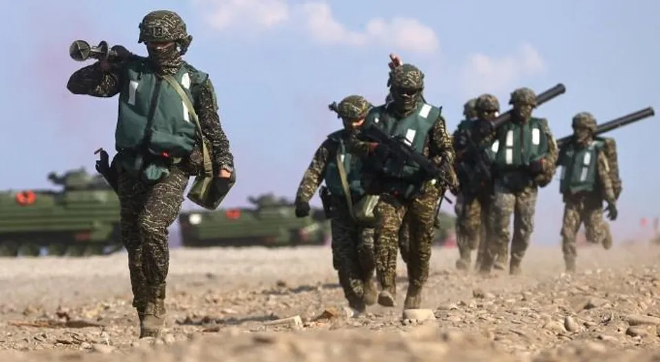 চিনা হামলার আশঙ্কা বাড়ছে! যুদ্ধের মহড়া তাইওয়ানের