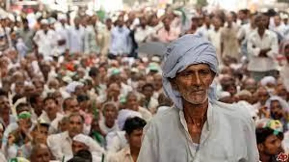 হরিয়ানায় প্রতিবাদ করে কৃষকরা