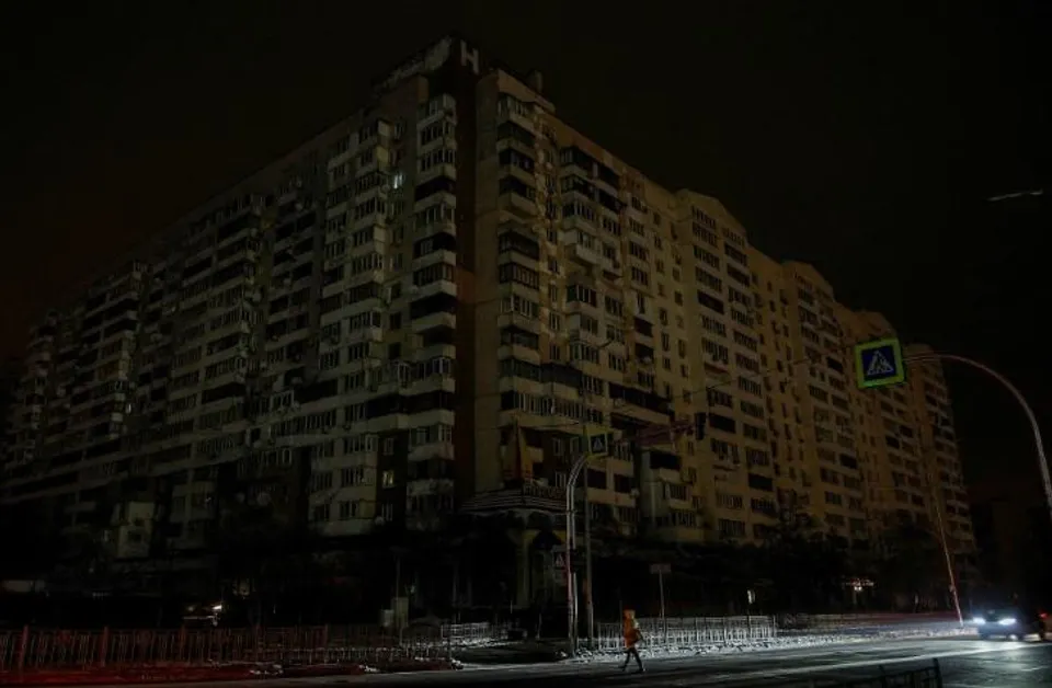 কিয়েভের এক-চতুর্থাংশ বাড়িতে বিদ্যুৎ নেই