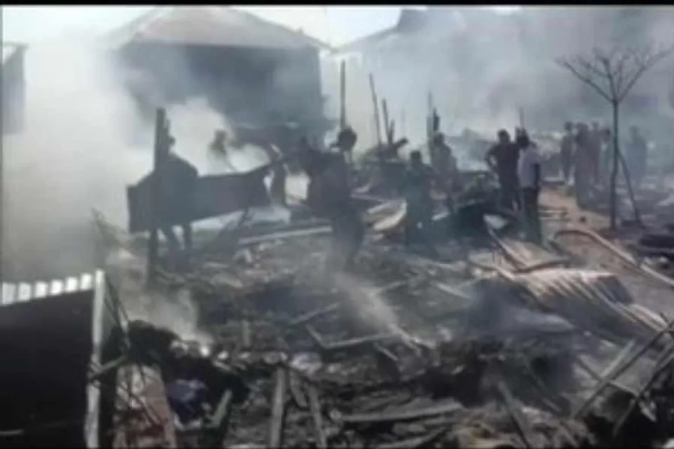 ফরেস্ট কলোনিতে আগুন