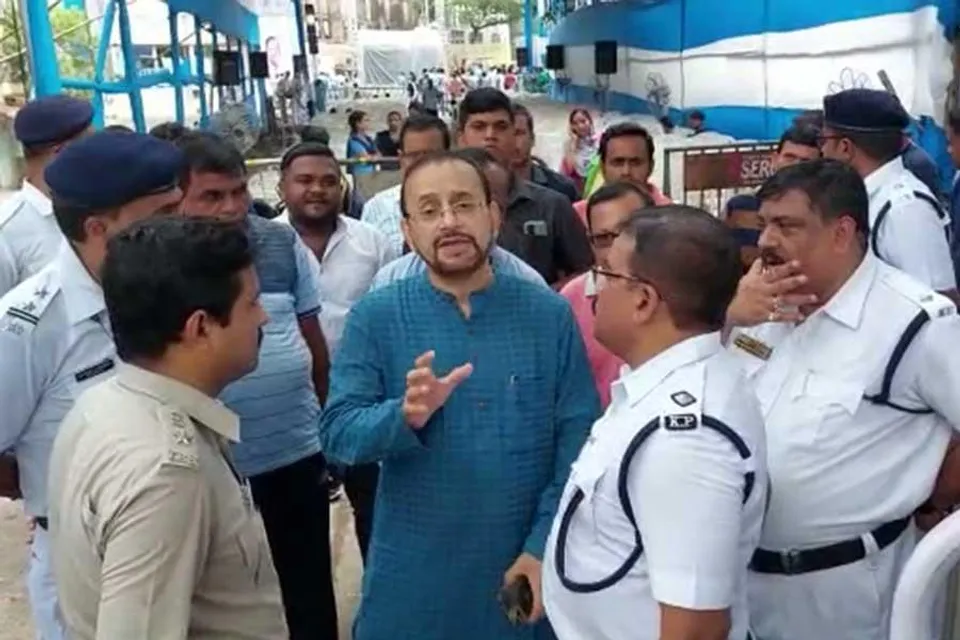 টালা ব্রিজ পরিদর্শনে এলেন অতীন ঘোষ