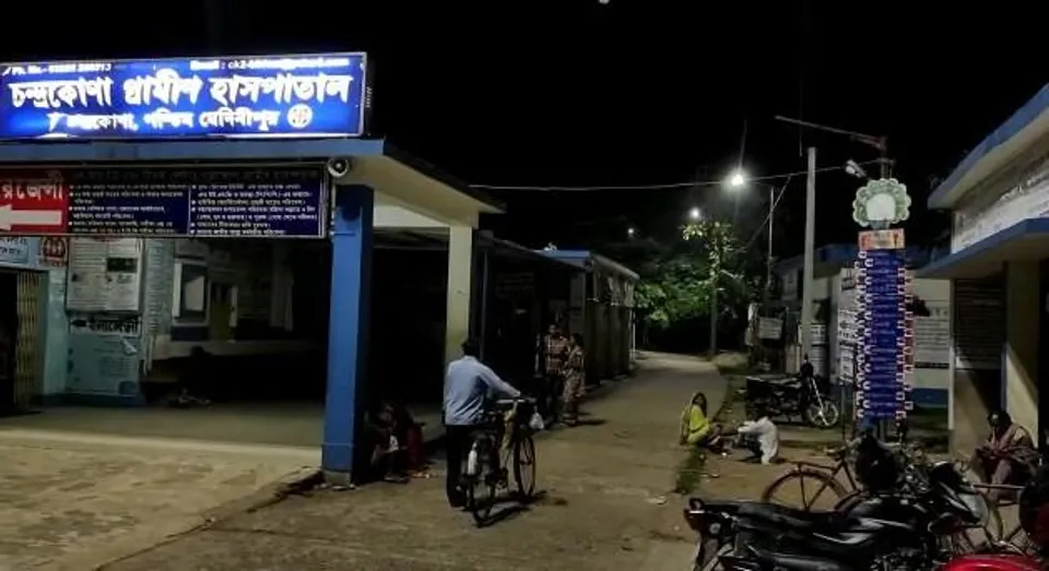 বকেয়া বিল, অন্ধকারে চন্দ্রকোনা হাসপাতাল