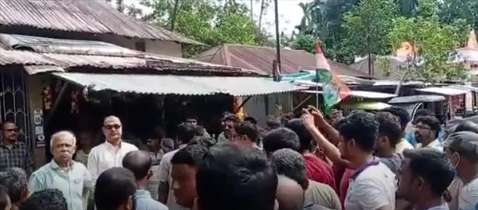 প্রচার শুরু করতেই বিক্ষোভের মুখে বিজেপি প্রার্থী অশোক মন্ডল