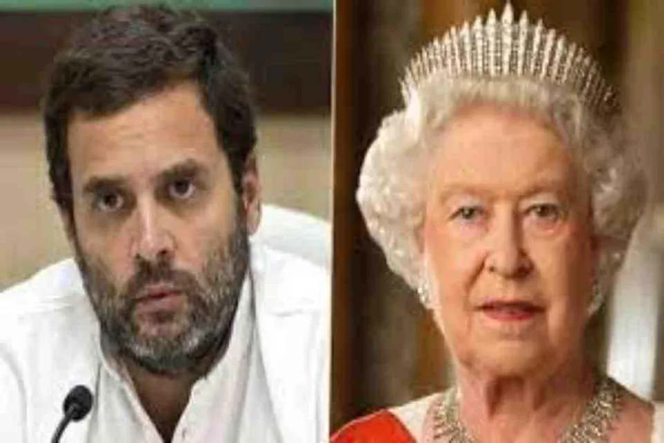 রানীর মৃত্যুতে শোক প্রকাশ করলেন রাহুল গান্ধী