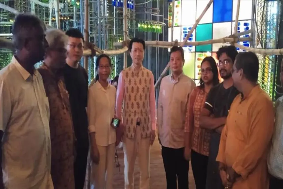 চোরবাগানের পুজো মণ্ডপ আবার দেখতে চান ঝা লিয়ু