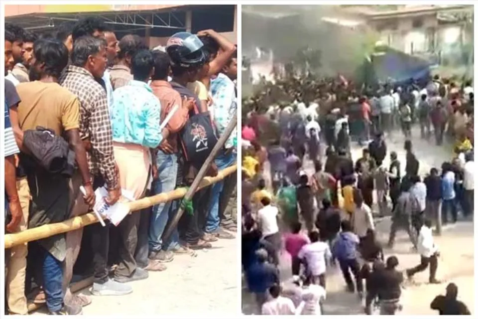 চরম বিশৃঙ্খলা, জলপাইগুড়িতে ভিড়ের চাপে আহত একাধিক