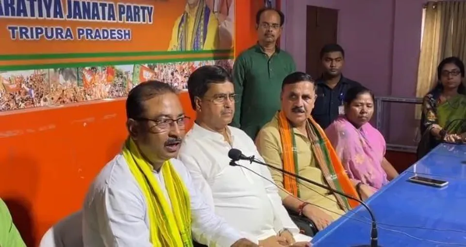 বিজেপির নতুন সভাপতিকে সম্বর্ধনা