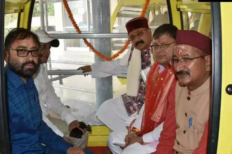 হাঁটার দিন শেষ, উদ্বোধন হল রোপওয়ে পরিষেবা