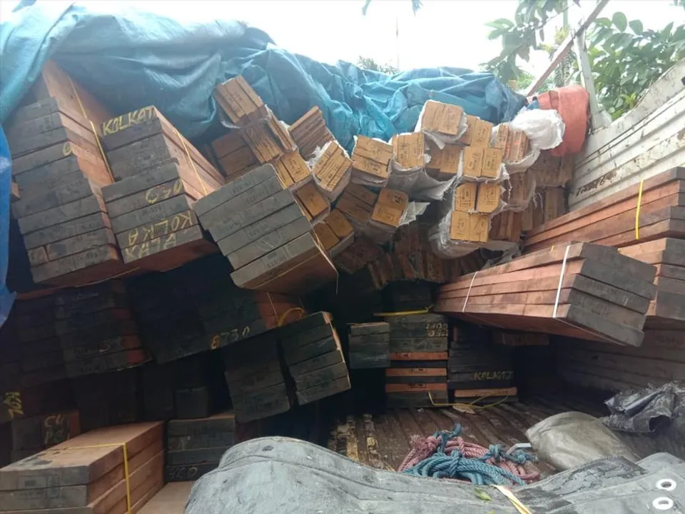 বন দপ্তরের তৎপরতায় লক্ষাধিক টাকার সেগুন কাঠ-সহ গ্রেপ্তার এক যুবক