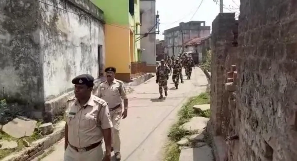 আসন্ন লোকসভা উপনির্বাচনকে কেন্দ্র করে রুট মার্চ