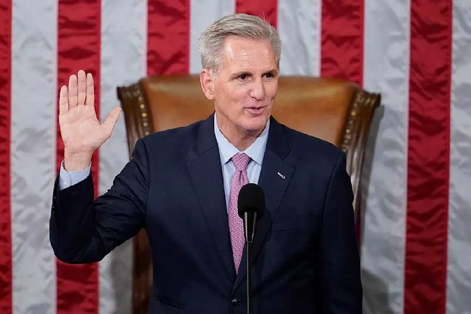 হাউস স্পিকার হিসাবে শপথ নিলেন ম্যাকার্থি