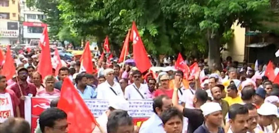 দুর্নীতির প্রতিবাদে সিজিও কম্পপ্লেক্স অভিযান বামেদের