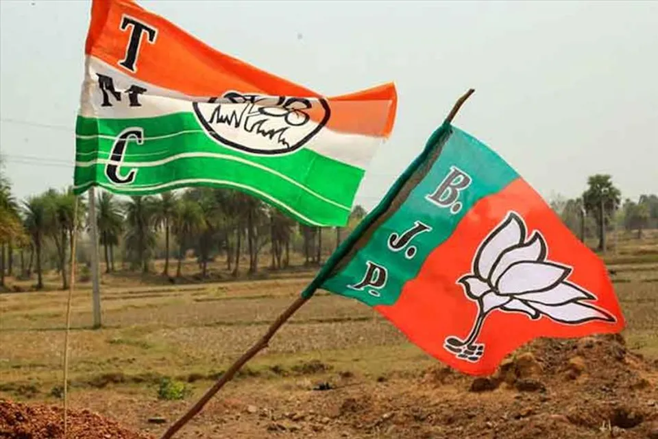 তৃণমূলের বিরুদ্ধে আবাস দুর্নীতির অভিযোগ তুলে বিক্ষোভ বিজেপির