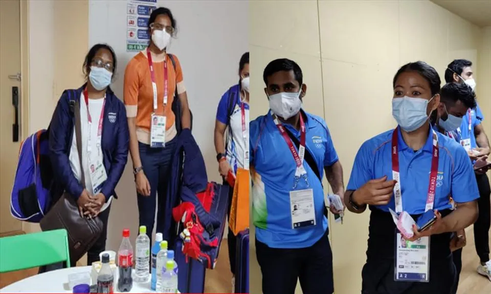 টোকিও পৌঁছালেন সিন্ধু, মেরি কম