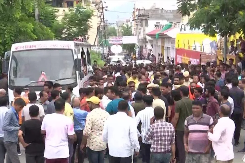 Udaipur:  কানহাইয়া লালের শেষকৃত্যে মানুষের ঢল